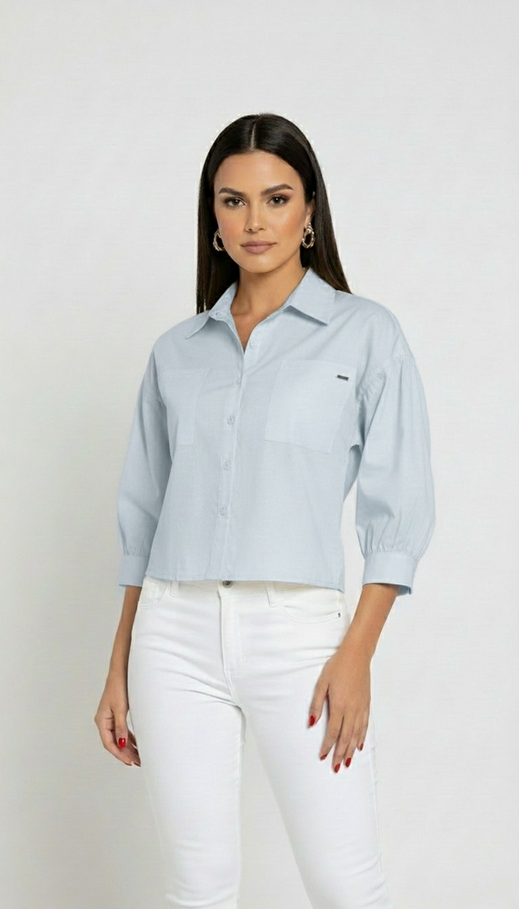 
                      
                        CAMISA DE ALGODÃO COM ELASTANO (4783)
                      
                    
